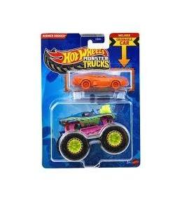 Hot Wheels Monster Trucks Pojazd 1:64 + Autko