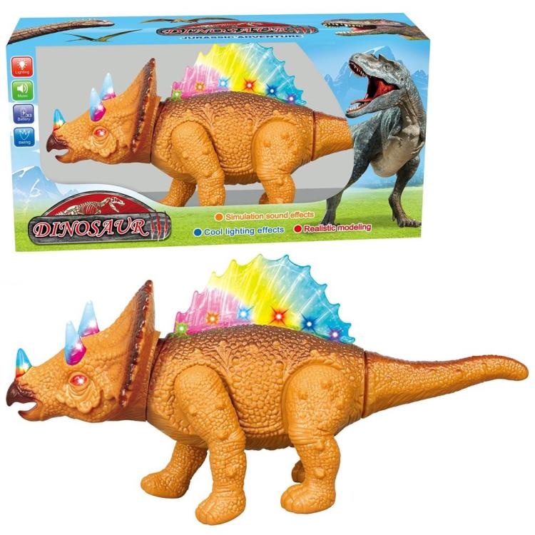 Dinozaur chodzący na baterie z głosem