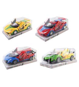 Auto sportowe z otwieranymi drzwiami mix