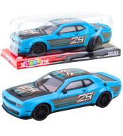 Wyścigówka z napędem na tył niebieska