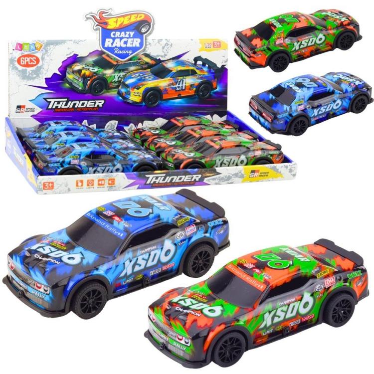 Wyścigówka z mapędem światłem i dźwiękiem MIX