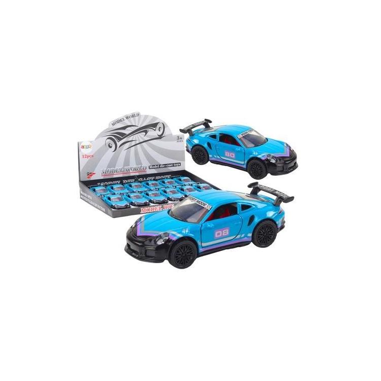 Auto sportowe 1:32 turkusowe