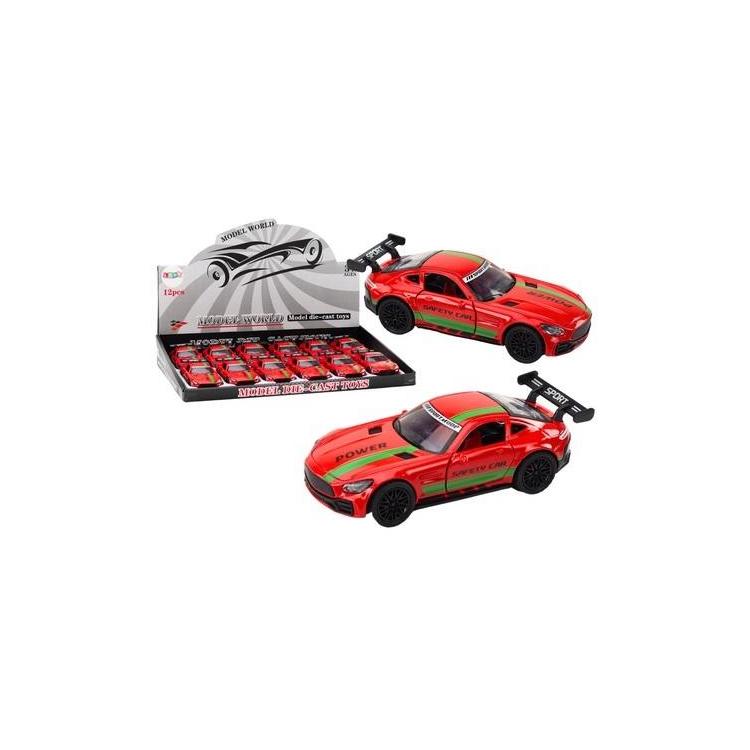 Auto sportowe 1:32 z dźwiękiem czerwone