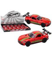 Auto sportowe 1:32 z dźwiękiem czerwone