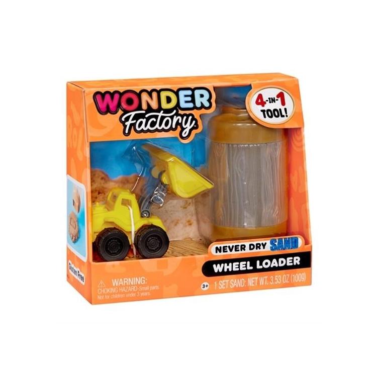 Wonder Factory Never Dry Sand - Brown + Loader