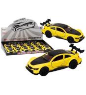 Autosportowe 1"32 z napędem żólte