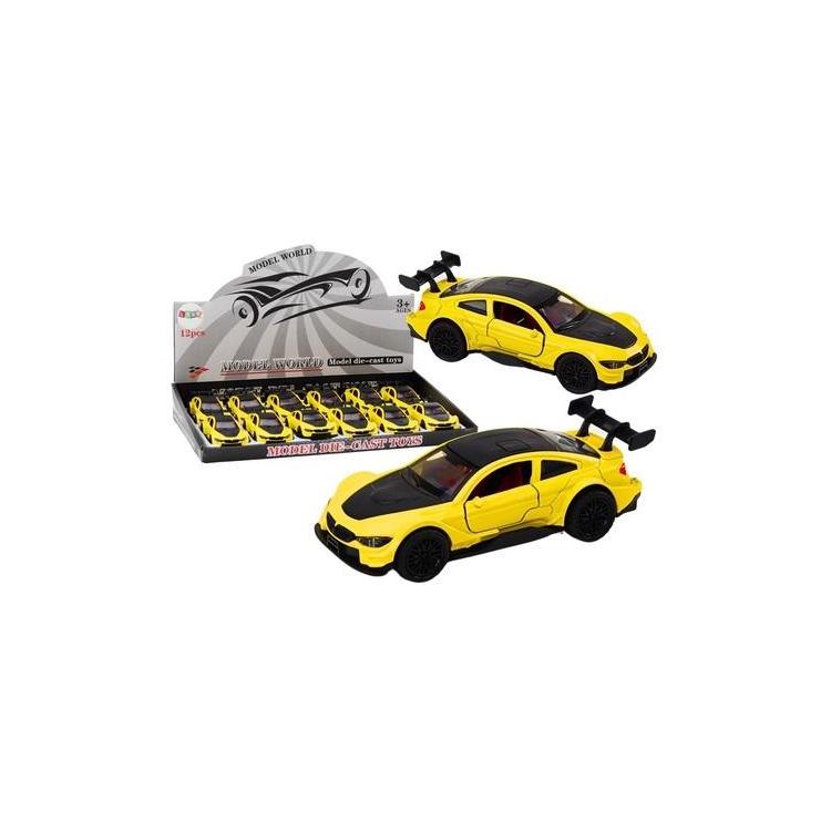 Autosportowe 1"32 z napędem żólte
