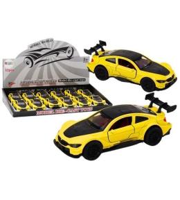 Autosportowe 1"32 z napędem żólte