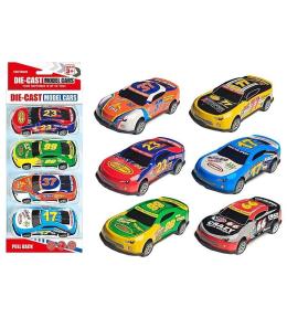 Resoraki metalowe autka 4szt MIX