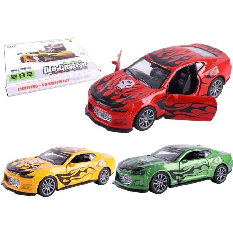 Samochód metalowy 1:32 napęd Sport No.2 mix