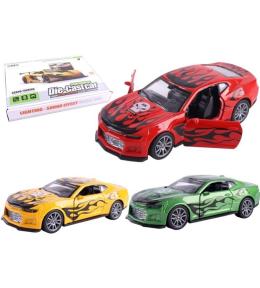 Samochód metalowy 1:32 napęd Sport No.2 mix