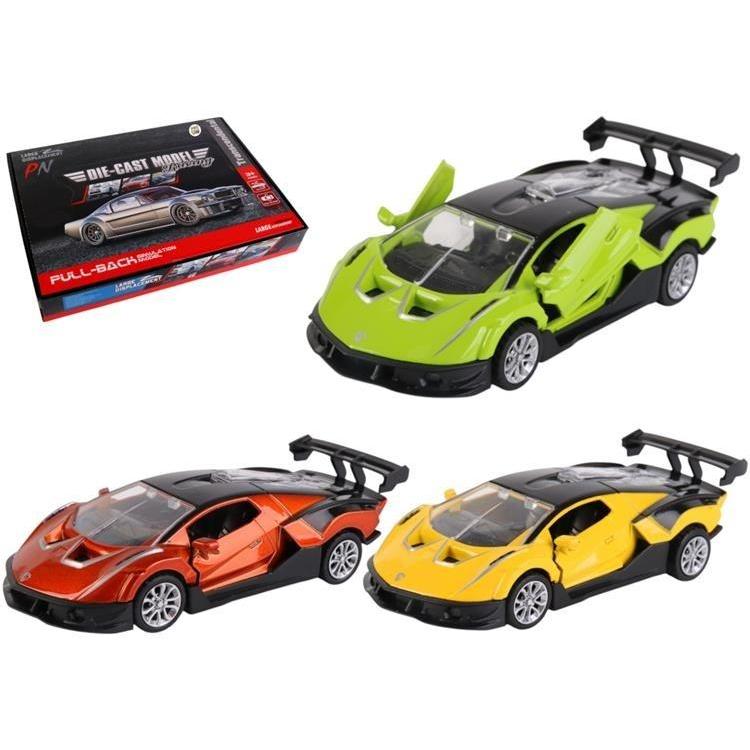 Samochód metalowy 1:32 napęd Super Sport No.3 mix