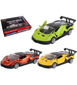 Samochód metalowy 1:32 napęd Super Sport No.3 mix