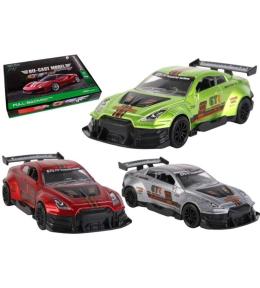 Samochód metalowy 1:36 napęd Super Sport No.1 mix