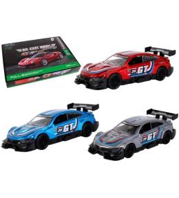 Samochód metalowy 1:32 napęd Super Sport No.4 mix