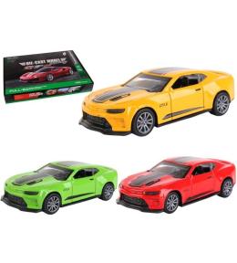 Samochód metalowy 1:36 napęd Sport No.4 mix