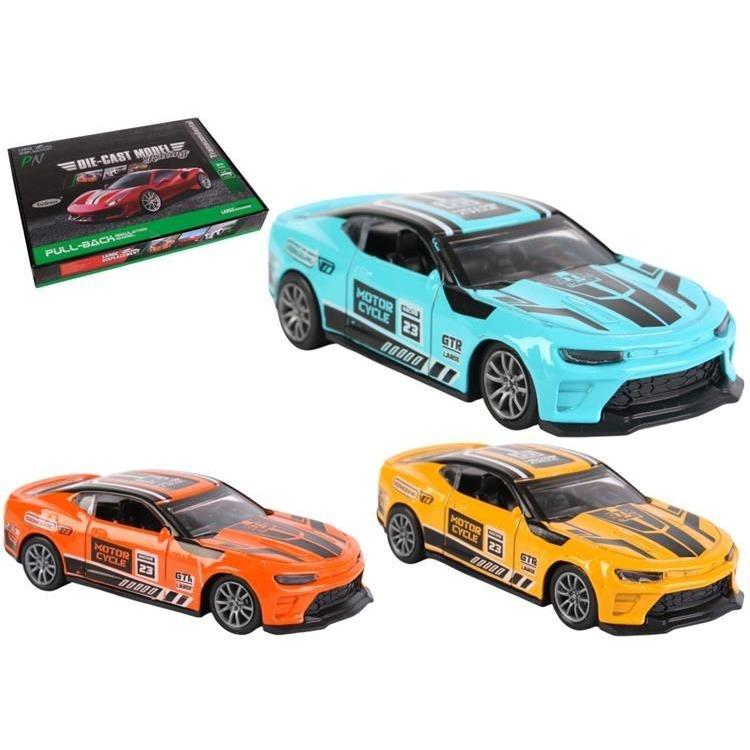 Samochód metalowy 1:36 napęd Sport No.1 mix