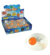 Gniotek Jajo transparentne z żółtkiem