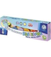 Farby plakatowe pastelowe 12 kol x 20ml ASTRA