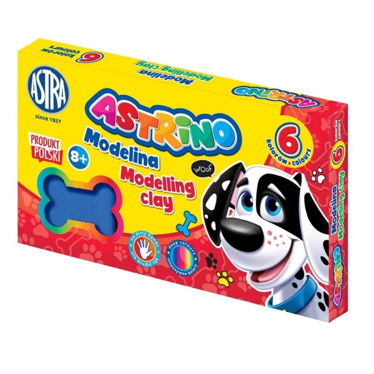 Modelina 6 kolorów Astrino ASTRA
