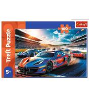 Puzzle 100 Szybka wyścigówka TREFL