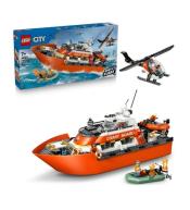 LEGO(R) CITY 60504 Łódź ratunkowa i helikopter