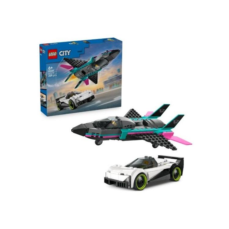 LEGO(R) CITY 60489 Odrzutowiec kontra samochód