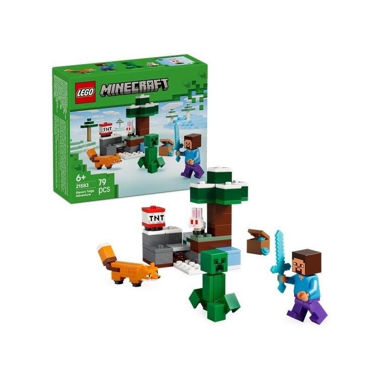 LEGO(R) MINECRAFT 21583 Przygoda stevea w tajdze