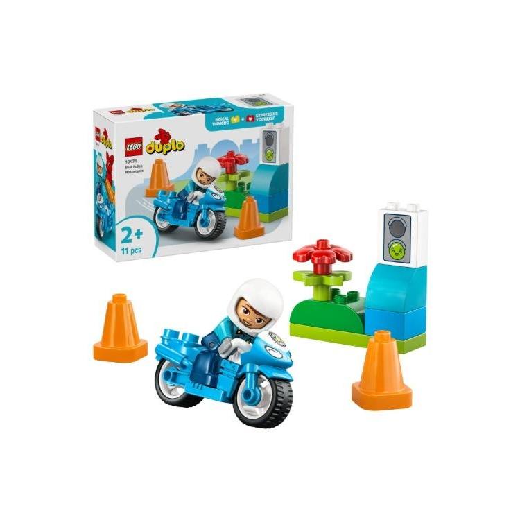 LEGO(R) DUPLO 10471 Niebieski motocykl policyjny
