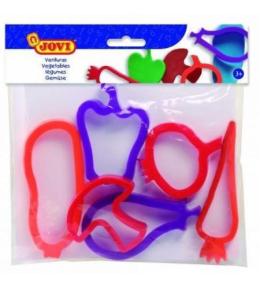 Foremki do plasteliny JOVI - Warzywa (6 szt.)