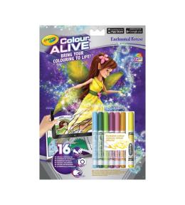 Kolorowanka Crayola Colour Alive - Zaczarowany Las