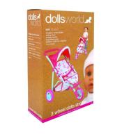 Trójkołowy wózek spacerowy dla lalek Dolls World