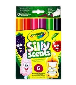 Flamastry zapachowe Crayola Silly Scents 6 szt.