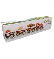 Zestaw Cubika Cakes – drewniany pociąg dla dzieci 3+ - pudełko