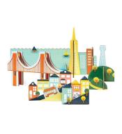 Petit Collage Puzzle 3D przestrzenne San Francisco